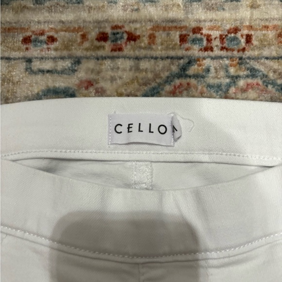 Cello Women's Flare Leg Jeans - white - Picture 3 of 3